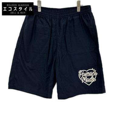 HUMAN MADE ヒューマンメイド HM31PT011 ネイビー コットン BEACH SHORTS/ビーチショーツ ボトムス