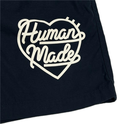 HUMAN MADE ヒューマンメイド HM31PT011 ネイビー コットン BEACH SHORTS/ビーチショーツ ボトムス