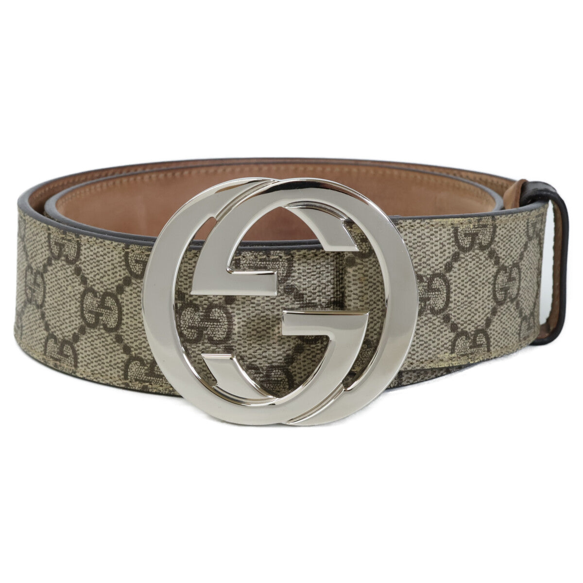 GUCCI グッチ 411924 KGDHN インターロッキングG バックル付 GGスプリーム ベルト