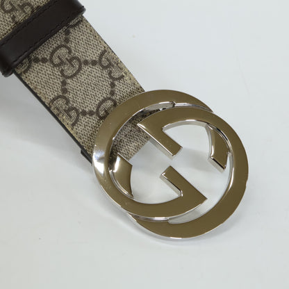 GUCCI グッチ 411924 KGDHN インターロッキングG バックル付 GGスプリーム ベルト