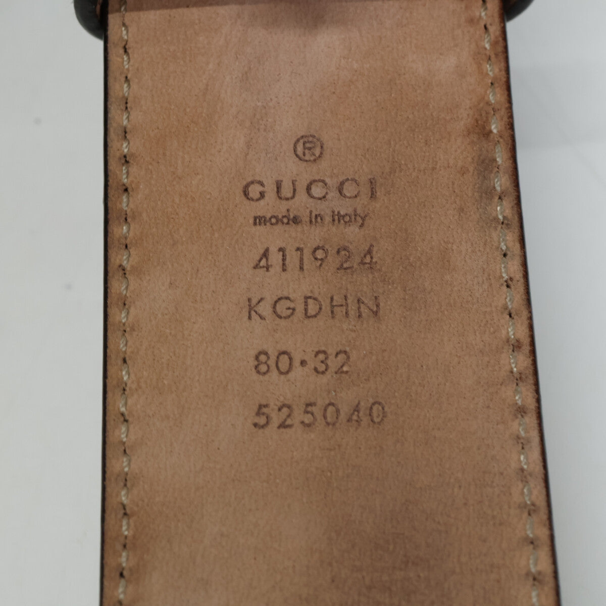 GUCCI グッチ 411924 KGDHN インターロッキングG バックル付 GGスプリーム ベルト