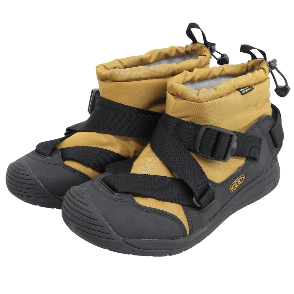 KEEN キーン 美品 KEEN HOODZERRA WP フッドゼラブーツ シューズ メンズ ブラック×ブラウン 26.5cm 1025477 シューズ