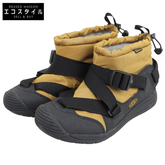 KEEN キーン 美品 KEEN HOODZERRA WP フッドゼラブーツ シューズ メンズ ブラック×ブラウン 26.5cm 1025477 シューズ