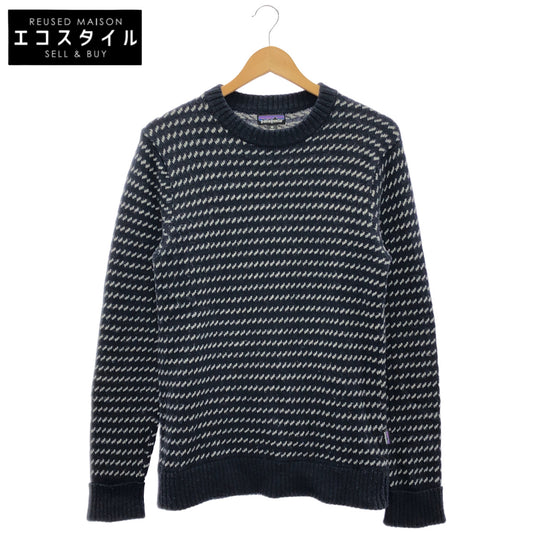Patagonia パタゴニア 50655 ネイビー ウールナイロン ニットセーター トップス