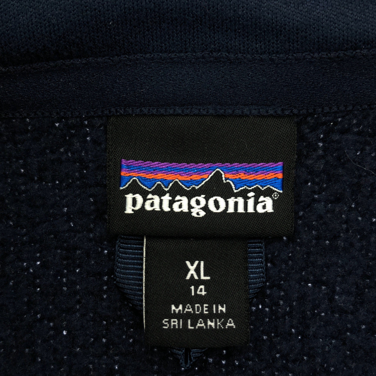 Patagonia パタゴニア ネイビー フリースジップアップジャケット トップス