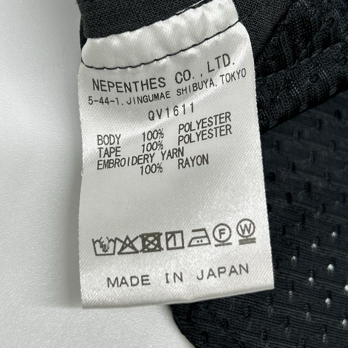 needles ニードルズ QV1611 ブラック ショート丈 トラックパンツ ボトムス