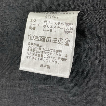 needles ニードルズ QV1609 ブラック 半袖 オープンカラーシャツ トップス