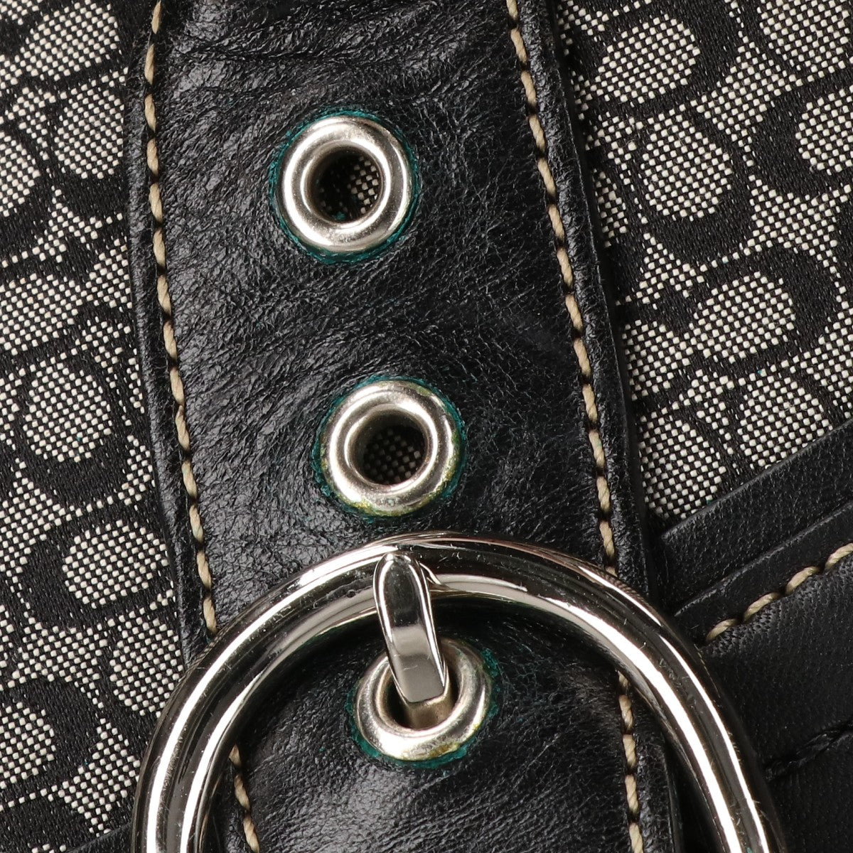 COACH コーチ 7080 シグネチャー/レザー フラップ ハンドバッグ
