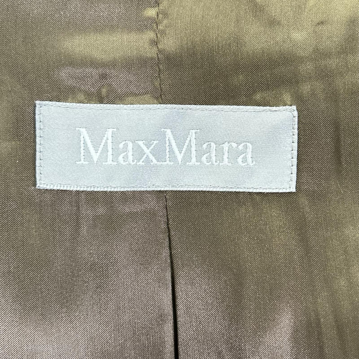 Max Mara マックスマーラ ブラウン ピュアヴァージンウール ダブルコート コート