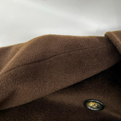 Max Mara マックスマーラ ブラウン ピュアヴァージンウール ダブルコート コート