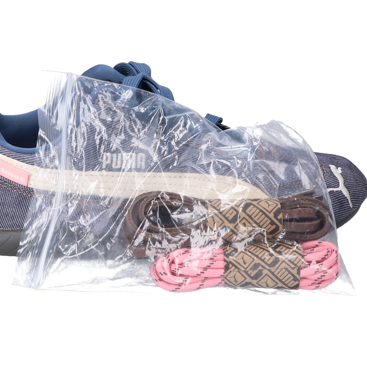 PUMA プーマ xatmos pink 406918-01 デニム スピードキャット スニーカー シューズ