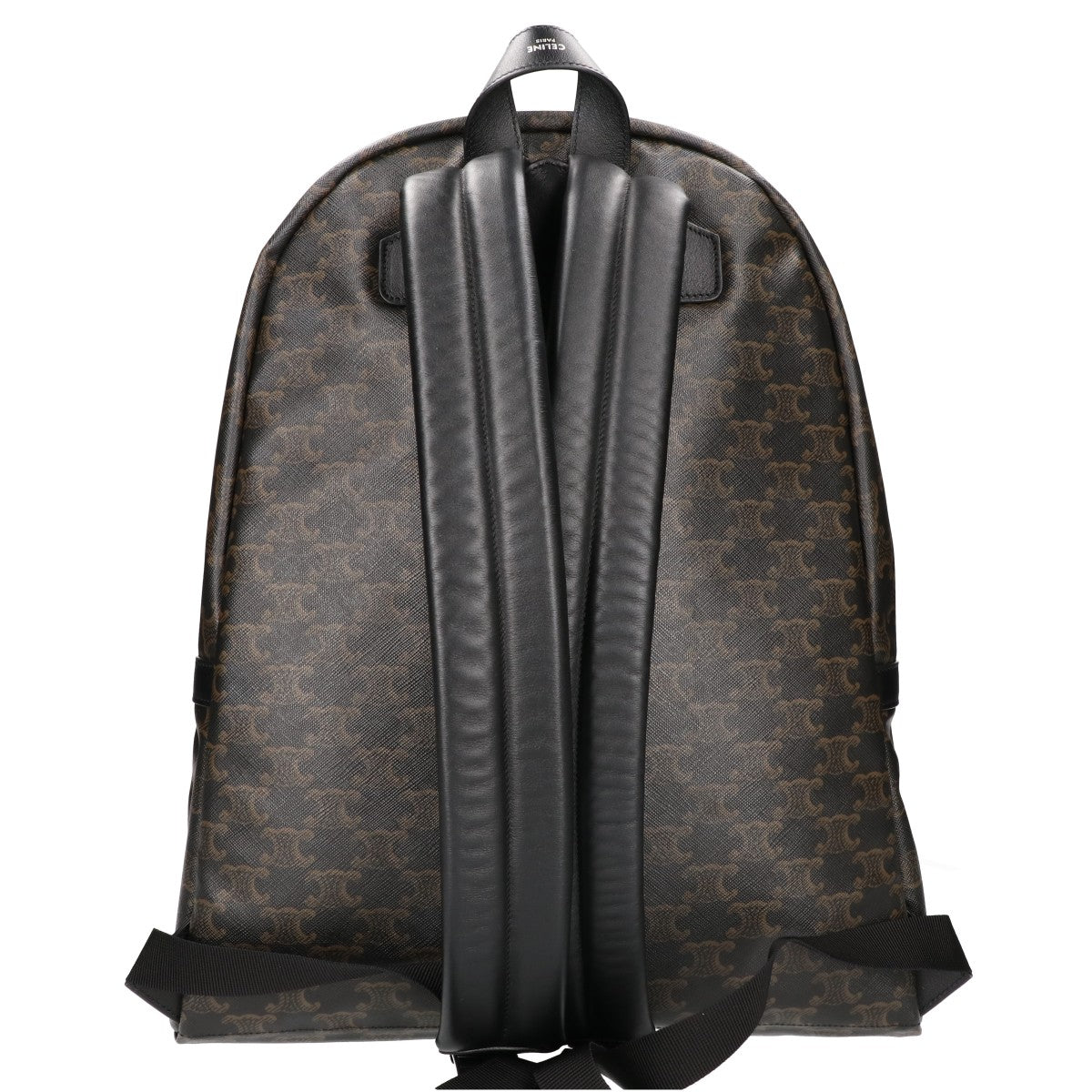 CELINE セリーヌ 美品 23年製 トリオンフキャンバス x カーフスキン ミディアム バックパック リュック バックパック