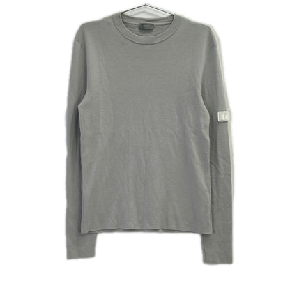 DIOR ディオール 933M647AT071 グレー ロゴパッチ ニットセーター トップス