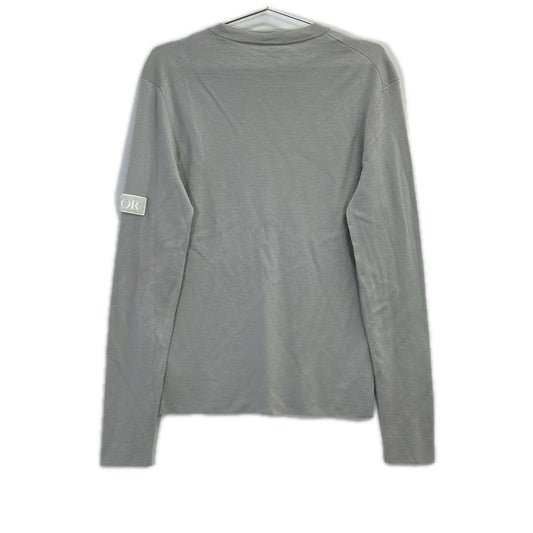 DIOR ディオール 933M647AT071 グレー ロゴパッチ ニットセーター トップス