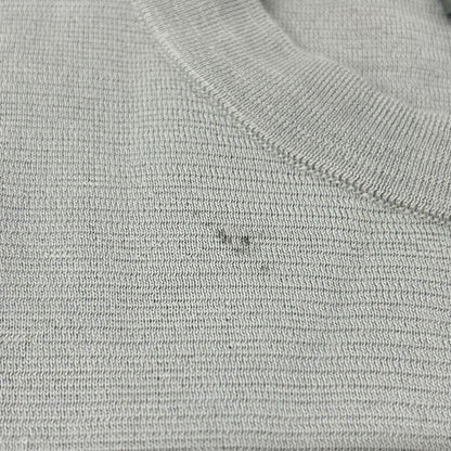 DIOR ディオール 933M647AT071 グレー ロゴパッチ ニットセーター トップス