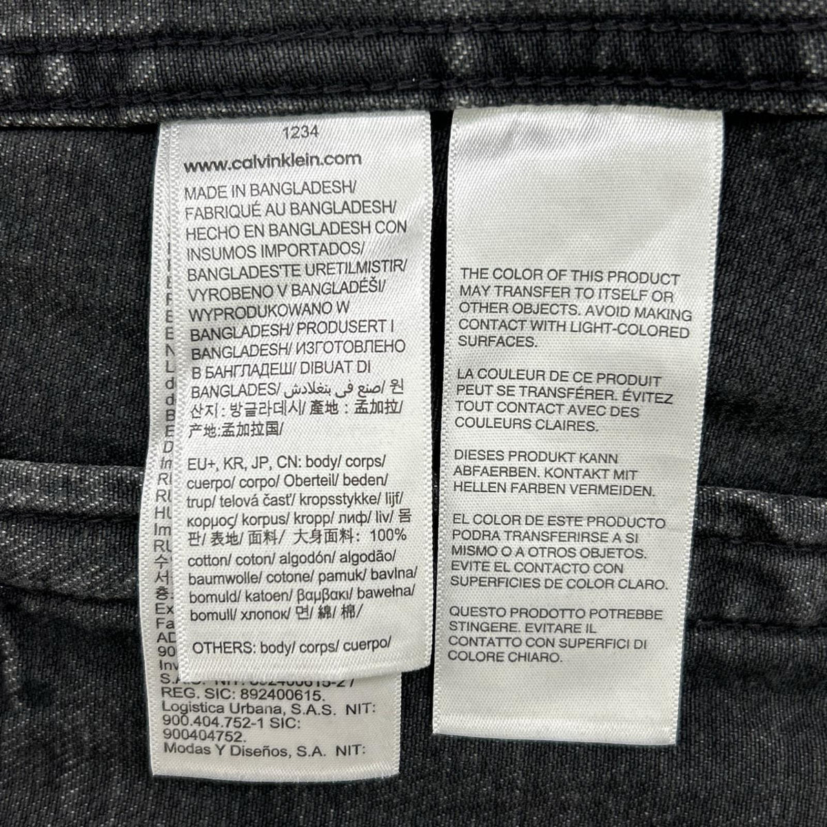 CalvinKleinJeans カルバンクラインジーンズ 4RB796G ブラック デニム トラッカージャケット ジャケット