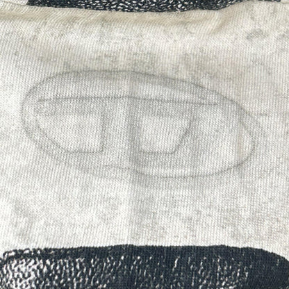 DIESEL ディーゼル ブラック T-BOXT-LS-V5 トロンプルイユ ロングスリーブカットソー トップス