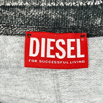DIESEL ディーゼル ブラック T-BOXT-LS-V5 トロンプルイユ ロングスリーブカットソー トップス