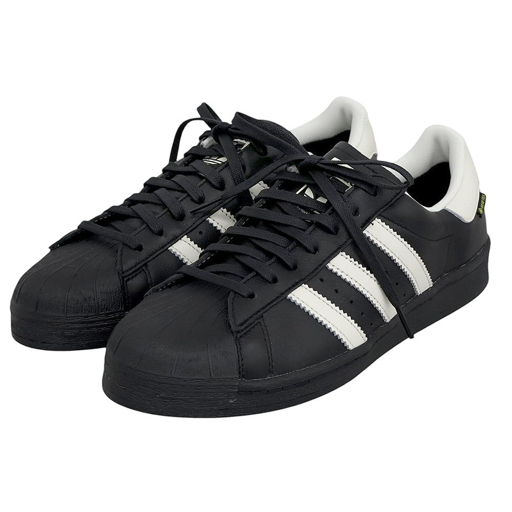 adidas アディダス 新品同様 SUPERSTAR 82 GTX for Japan スニーカー シューズ メンズ ブラック×ホワイト 26cm 26年 KI7819 シューズ