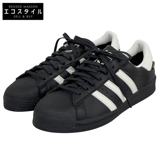 adidas アディダス 新品同様 SUPERSTAR 82 GTX for Japan スニーカー シューズ メンズ ブラック×ホワイト 26cm 26年 KI7819 シューズ