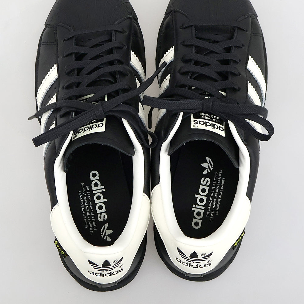 adidas アディダス 新品同様 SUPERSTAR 82 GTX for Japan スニーカー シューズ メンズ ブラック×ホワイト 26cm 26年 KI7819 シューズ