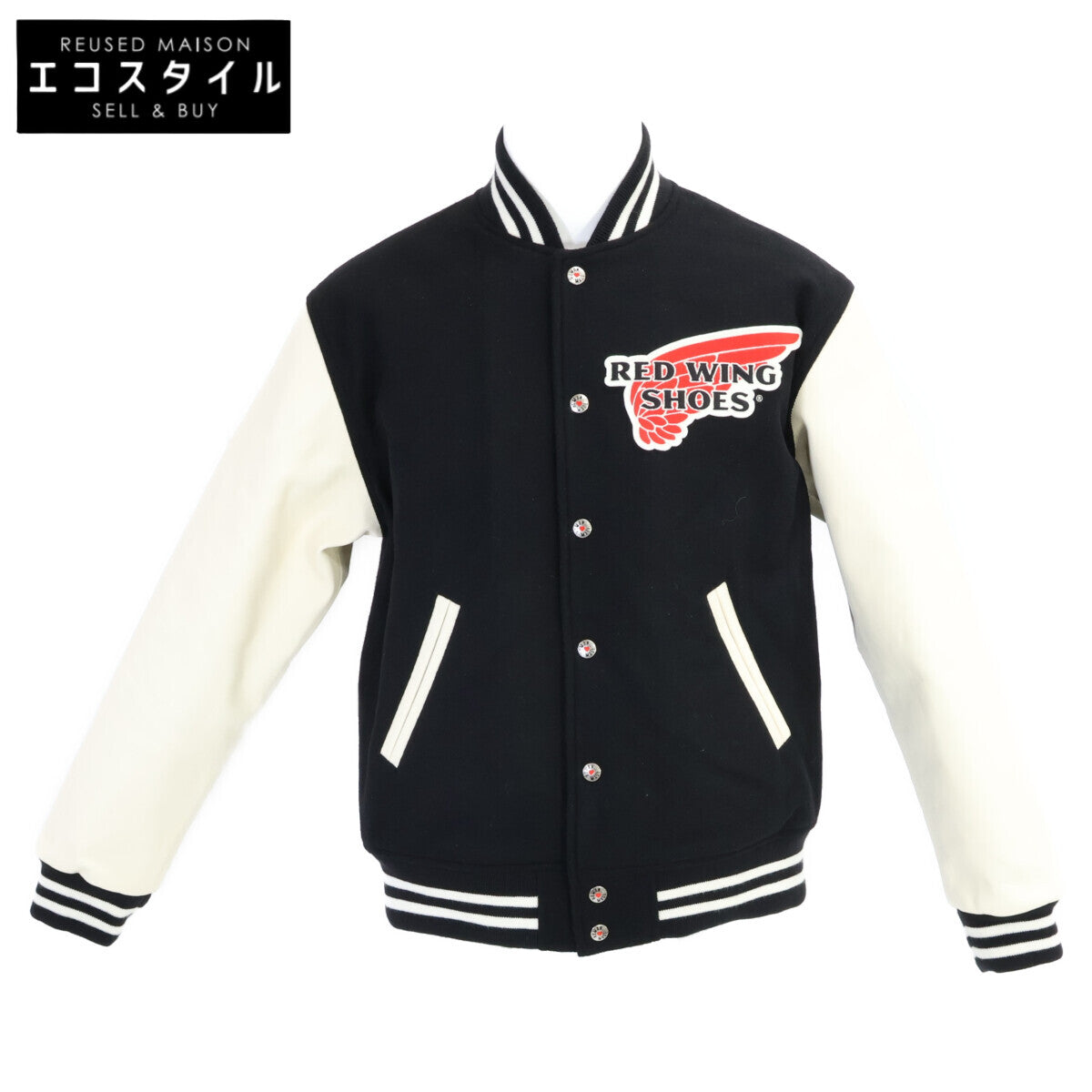 HUMAN MADE ヒューマンメイド x RED WING レッドウィング【新品同様】XX30JK001 VARSITY JACKET アームレザー切替スタジャン ジャケット