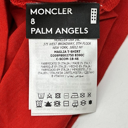 MONCLER モンクレール 18年 x Palm Angels レッド マグリアTシャツ トップス
