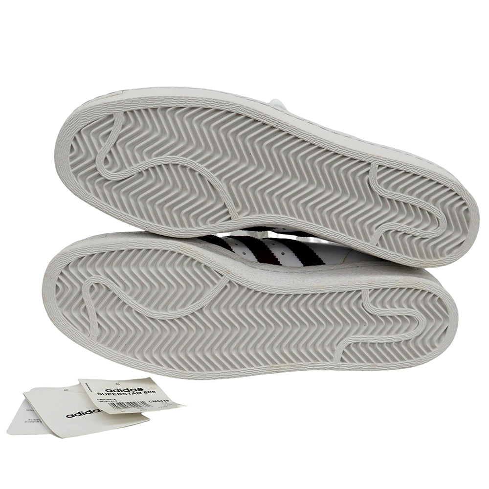 adidas アディダス スーパースター80s スニーカー シューズ メンズ ホワイト×ボルドー 26.0cm CM8439 シューズ