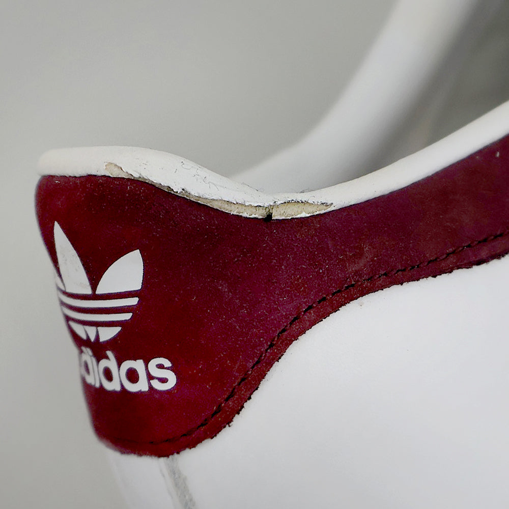 adidas アディダス スーパースター80s スニーカー シューズ メンズ ホワイト×ボルドー 26.0cm CM8439 シューズ