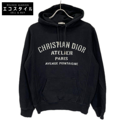 DIOR ディオール 043J646A0531 ブラック アトリエ ATELIER コットン フーディーパーカー トップス