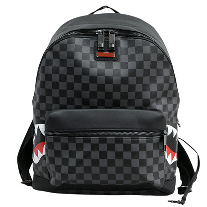 SPRAYGROUND スプレイグラウンド 美品 グレーサイドシャーク パリ リュックサック デイパック メンズ グレー 910B2804NSZ
