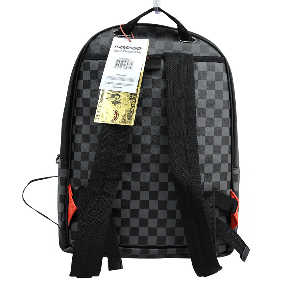 SPRAYGROUND スプレイグラウンド 美品 グレーサイドシャーク パリ リュックサック デイパック メンズ グレー 910B2804NSZ