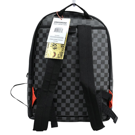 SPRAYGROUND スプレイグラウンド 美品 グレーサイドシャーク パリ リュックサック デイパック メンズ グレー 910B2804NSZ