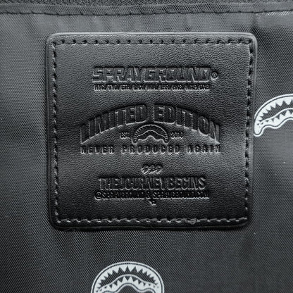 SPRAYGROUND スプレイグラウンド 美品 グレーサイドシャーク パリ リュックサック デイパック メンズ グレー 910B2804NSZ