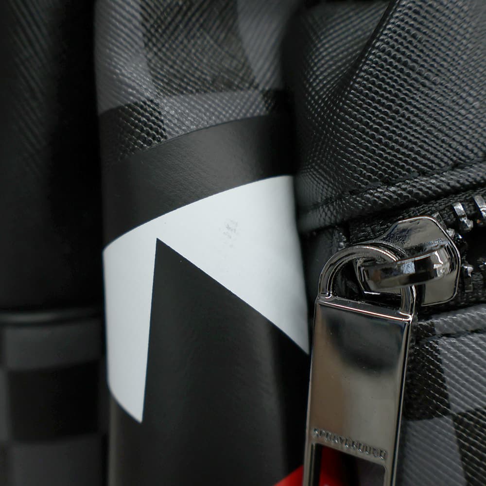 SPRAYGROUND スプレイグラウンド 美品 グレーサイドシャーク パリ リュックサック デイパック メンズ グレー 910B2804NSZ