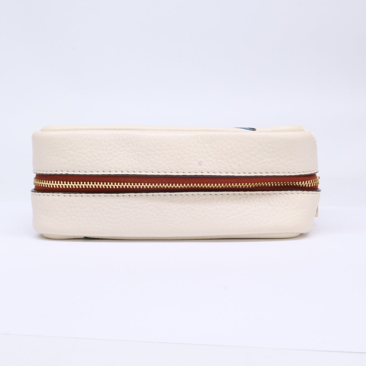 COACH コーチ ｘPEANUTS D2132 レザー ラウンドジップ ポーチ