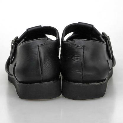 Paraboot パラブーツ PACIFIC パシフィック レザー グルカサンダル シューズ メンズ ブラック 41 シューズ