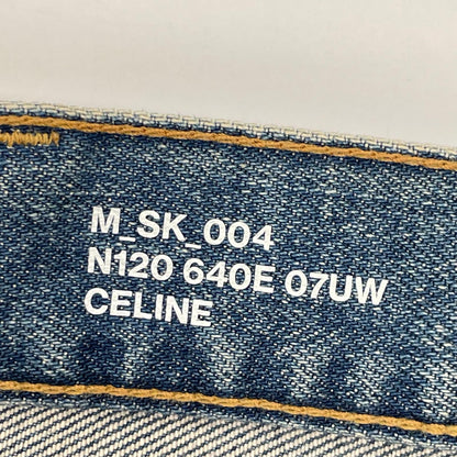 CELINE セリーヌ N120 640E 07UW ブルー ストレッチスキニー デニムパンツ ボトムス