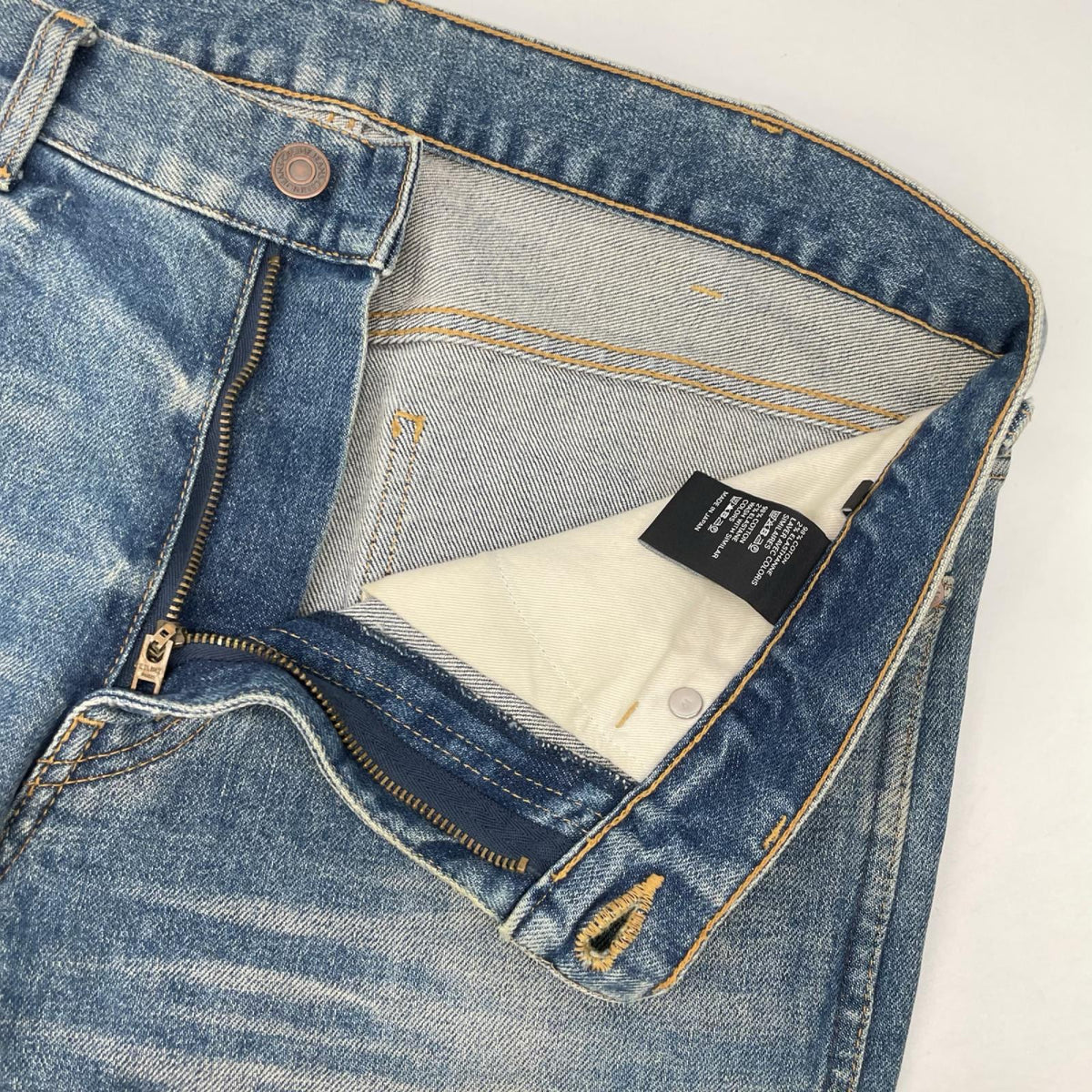 CELINE セリーヌ N120 640E 07UW ブルー ストレッチスキニー デニムパンツ ボトムス