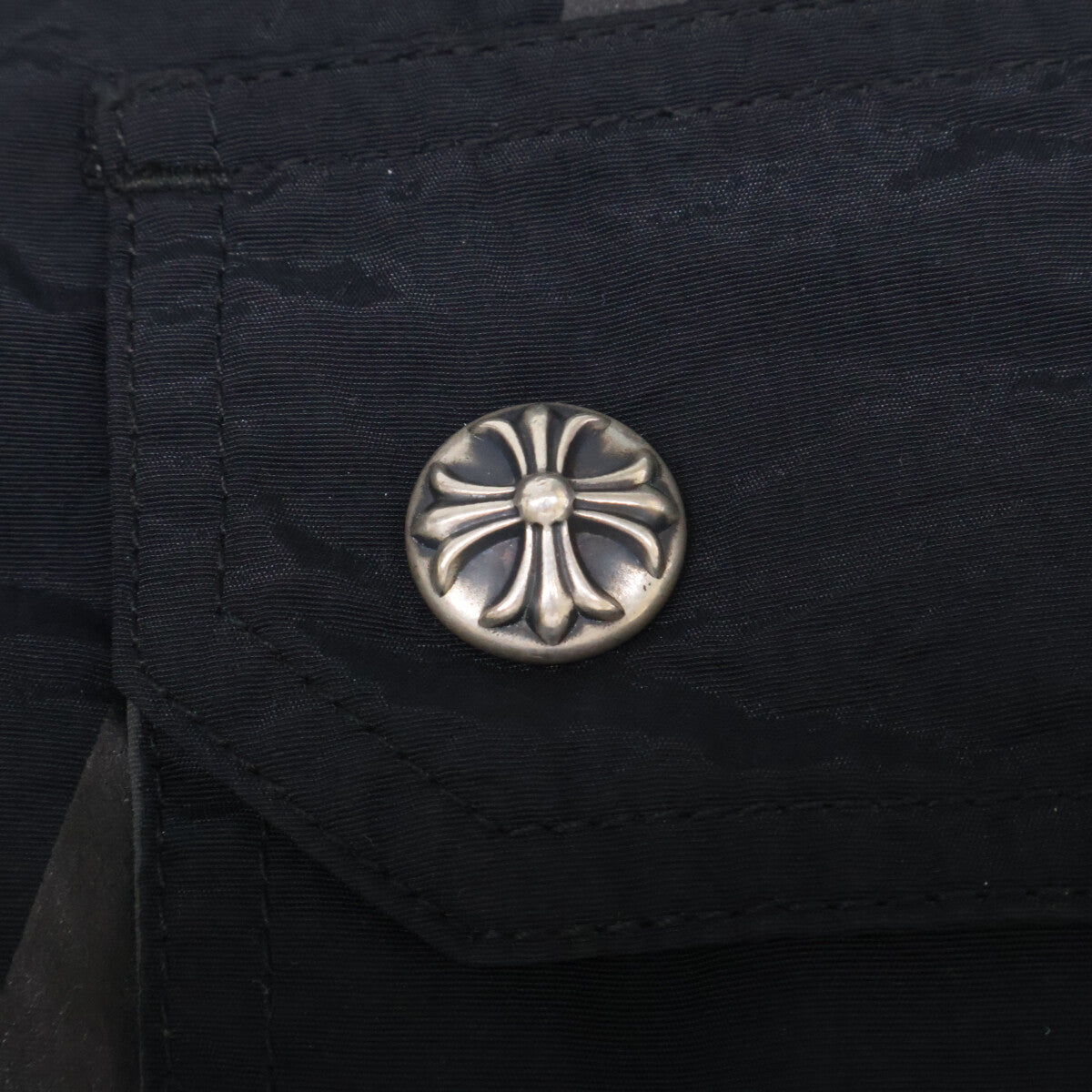 Chrome hearts クロムハーツ 美品 BOARD LACE FRNT SHORTS CHプラス レザーパッチ クロスボールボタン ショーツ ボトムス