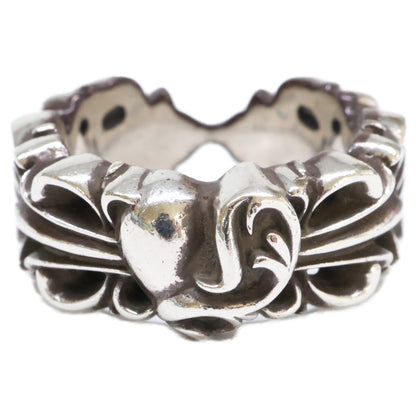 Chrome hearts クロムハーツ 925 DBL FLRL CRS HRT ダブルフローラルクロスハート リング 指輪