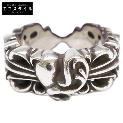 Chrome hearts クロムハーツ 925 DBL FLRL CRS HRT ダブルフローラルクロスハート リング 指輪