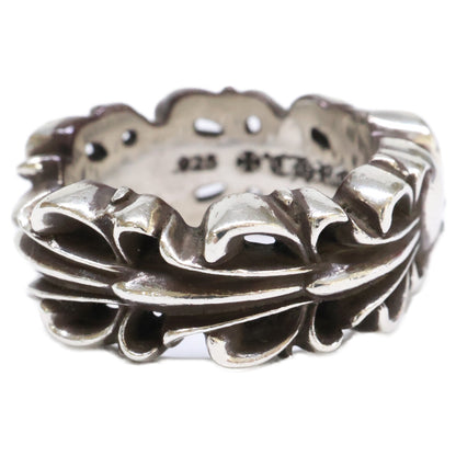 Chrome hearts クロムハーツ 925 DBL FLRL CRS HRT ダブルフローラルクロスハート リング 指輪