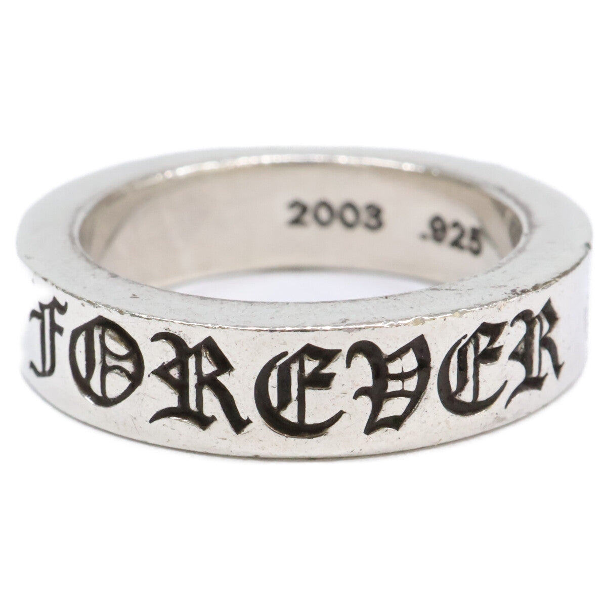Chrome hearts クロムハーツ 925 6mm FOREVER スペーサー リング 指輪