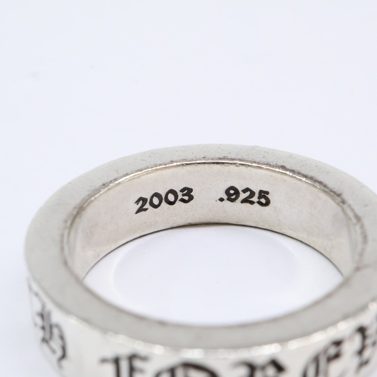 Chrome hearts クロムハーツ 925 6mm FOREVER スペーサー リング 指輪
