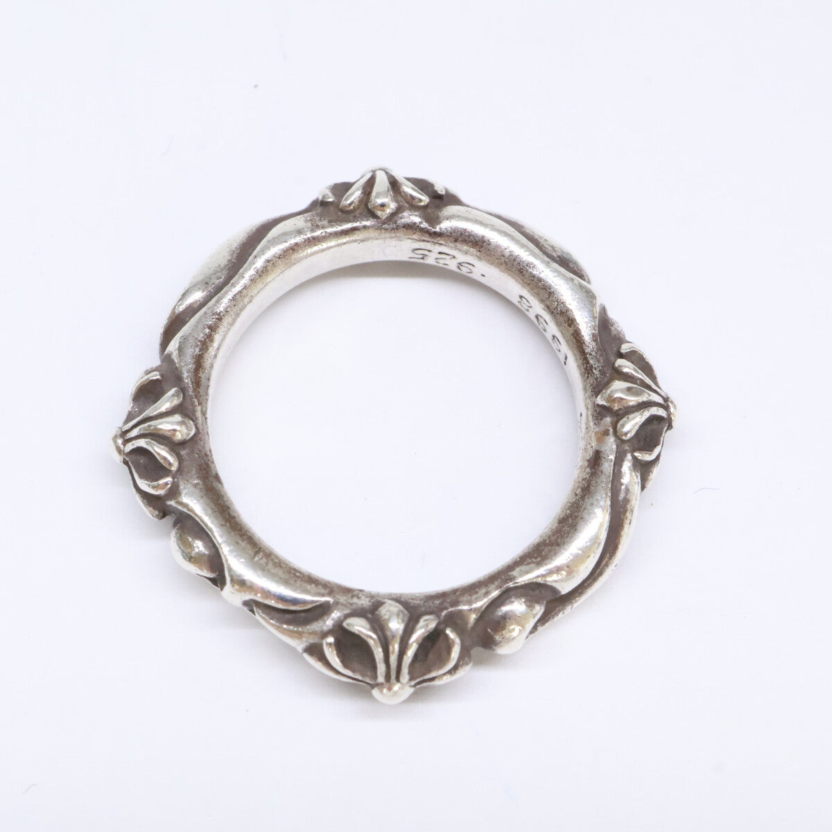Chrome hearts クロムハーツ 925 SBTバンド リング 指輪