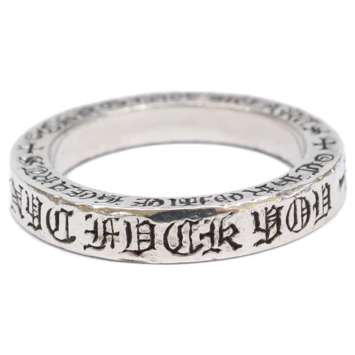 Chrome hearts クロムハーツ 925 3mm FUCK YOU スペーサー リング 指輪
