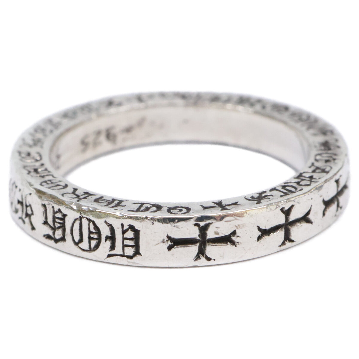 Chrome hearts クロムハーツ 925 3mm FUCK YOU スペーサー リング 指輪