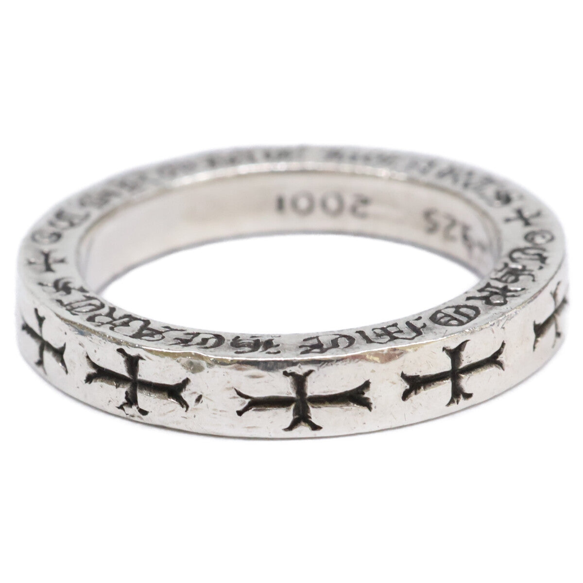 Chrome hearts クロムハーツ 925 3mm FUCK YOU スペーサー リング 指輪