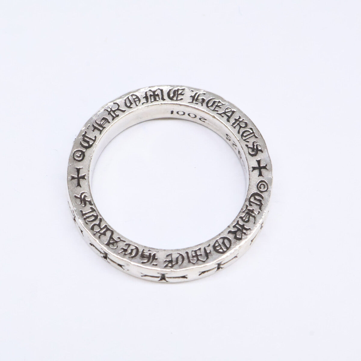 Chrome hearts クロムハーツ 925 3mm FUCK YOU スペーサー リング 指輪